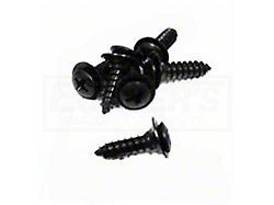 1982-1992 Camaro Door Jam Sill Plate Screws Set, Black