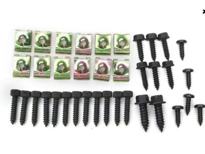 1982 - 1992 Camaro Interior Trim Panel Torx Star Head Screw Set, 10 Piece