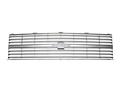 Chevy Grille, Single Headlight, Argent 83-84