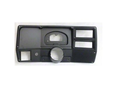 1984-1987 Chevy-GMC Truck Classic Dash RacePack Gauge Housing, Without AC, Matte Black