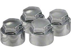 1984-1996 Corvette Wheel Lock Caps McGard Chrome