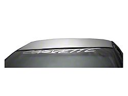 OPR 1984-2004 Corvette Windshield Decal White