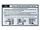 1987-1989 Ford Pickup Truck Jack Instruction Decal