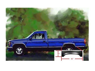 1988-1998 Chevy Truck Upper Wheel Arch Left