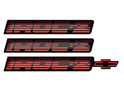 IROC-Z-Bowtie Rocker/Rear Bumper Domed Decal Emblem Kit