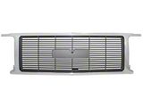 Jimmy Or Suburban Truck Grill, Chrome, Rect HdLgh 1989-1991