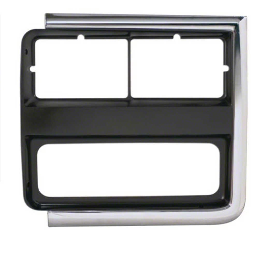 Ecklers GMC HL Bezel, Chr/Arg, LH, 89-91