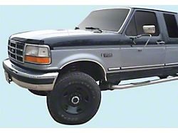 1992-1997 Ford F250/F350 Super Duty Tu-Tone Stripe Kit, 7-Band Upper and 5 Band Lower, Light Charcoal / Silver