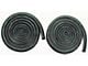 1992-1999 Chevrolet And GMC Truck Rear Door Weatherstrip, 2 Piece Set