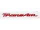 1993-2002 Firebird Trans AM Door Letters RED