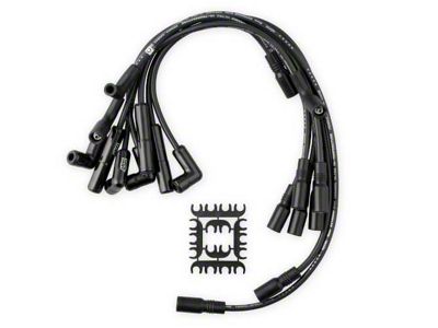 1995-2001 GM/Chevy 4.3L V6 Custom Fit Extreme Heat Ceramic Boot Plug Wires Black