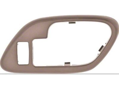 1995-2002 Chevy/GMC Truck w/ Power Locks, Inner Door Handle Bezel, Brown, Passenger