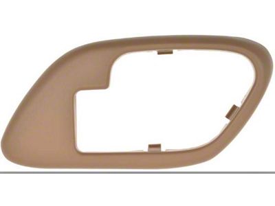 1995-2002 Chevy/GMC Truck w/ Power Locks/Windows, Inner Door Handle Bezel,Beige,Passenger