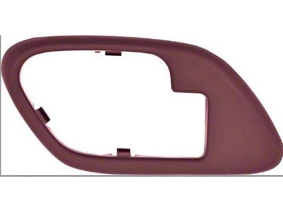 1995-2002 Chevy/GMC Truck w/ Power Locks/Windows, Inner Door Handle Bezel,Red,Driver