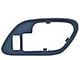 1995-2002 GMC/Chevrolet Truck w/ Power Lock Hole Inner Door Handle Bezel Blue/RH