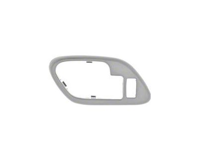 1995-2002 GMC/Chevrolet Truck w/ Power Lock Hole Inner Door Handle Bezel Grey/LH