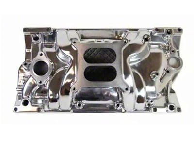 1996-2002 Chevy-GMC Truck SBC Vortec L31 Square Bore Intake Manifold-Polished