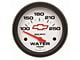 Auto Meter Chevy White Series 2-5/8-Inch Water Temperature Gauge; 100-250 Fahrenheit