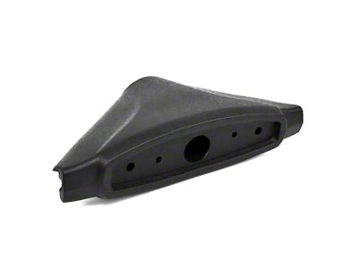 2-Spoke Steering Wheel Horn Pad; Black (1968 Custom, Custom 500, Galaxie 500)