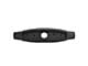 2-Spoke Steering Wheel Horn Pad; Black (1968 Custom, Custom 500, Galaxie 500)