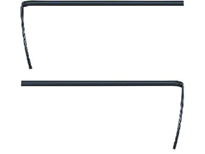 2000-2007 Chevrolet And GMC Truck Door Weatherstrip Seal, Upper, Pair Left And Right