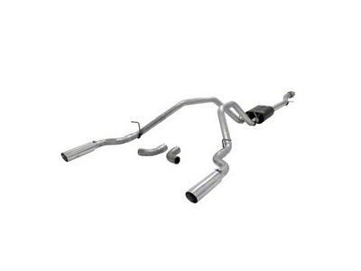 2014-2019 Chevy-GMC Truck Flowmaster American Thunder Dual Exhaust Cat Back System, Stainless Steel, 4.3L/5.3L Crew/Double Cab