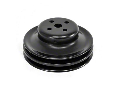 2-Groove Water Pump Pulley; 5-13/16-Inch Diameter (65-67 289 V8 Fairlane w/ A/C)