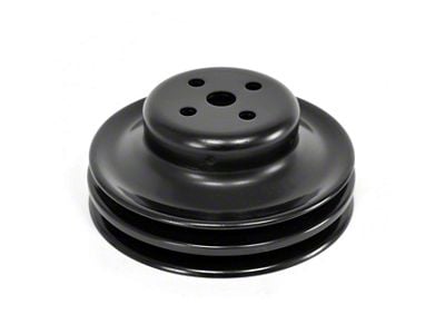 2-Groove Water Pump Pulley; 5-13/16-Inch Diameter (1965 289 V8 Mustang w/ A/C)