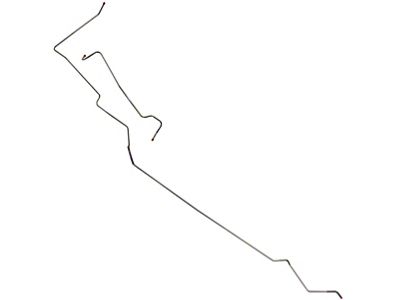 3/8 Front To Rear Fuel Line, OE Steel, 2-Piece, Convertible, Fairlane, Torino, Cyclone, 1968-1969