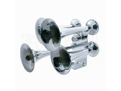 4 Trumpet Chrome Train Horn