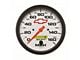 Auto Meter Chevy White Series 5-Inch Programmable Speedometer; 0-160 MPH