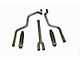 Deep-Tone Dual Exhaust System with Stainless Angle Tips; Rear Exit (87-96 5.0L Bronco)