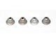 56-57 Trunk Hood Emblem Tall Cap Nuts 4 Piece Set