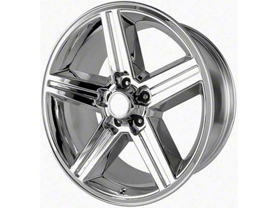 IROC Replica Chrome Wheel; 16x8; 0mm Offset (67-69 Camaro)