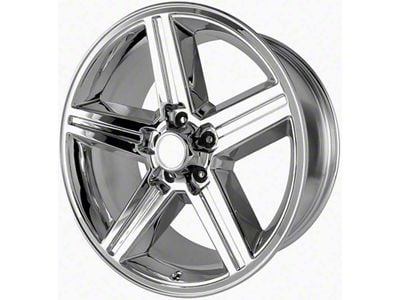 IROC Replica Chrome Wheel; 16x8; 0mm Offset (67-69 Firebird)