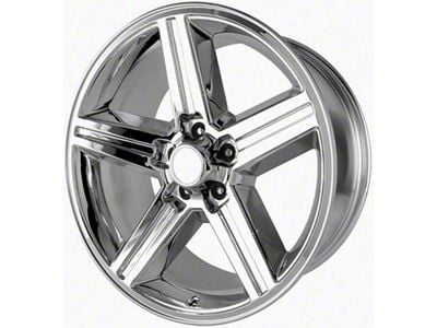 IROC Replica Chrome Wheel; 18x8; 0mm Offset (67-69 Firebird)