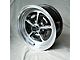 Magnum 500 Style Black/Diamond Cut Wheel; 15x7; -5mm Offset (70-81 Firebird)