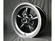 Torque Thrust Style Anthracite/Diamond Cut Wheel; 15x7; -5mm Offset (70-81 Firebird)