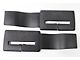 82-92 Camaro Firebird Seat Belt Headliner Trims, Pair-Black