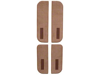 ACC Door Panel Inserts on Cardboard Loop Die Cut Carpet with Vents (1973 K20 Crew Cab)