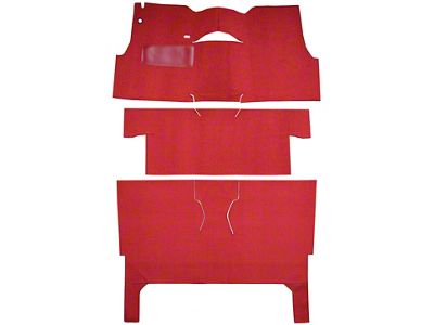 ACC Passenger Area Loop Cut and Sewn Carpet (1956 150 2-Door Wagon w/ Bucket Seats)