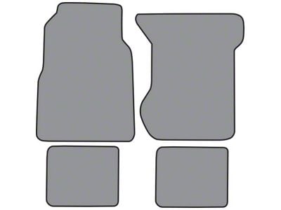 ACC Loop Die Cut Carpet Front and Rear Floor Mats; Palomino (69-73 Galaxie 500)