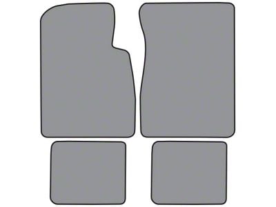 ACC Loop Die Cut Carpet Front and Rear Floor Mats; Palomino (60-64 Galaxie)