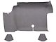 ACC Complete Die Cut Burtex Trunk Mat (64-68 Mustang Convertible)