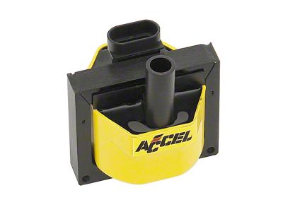 Accel SuperCoil Ignition Coil; Yellow (1996 Corvette C4)