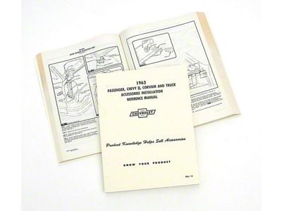 Accessory Installation Reference Manual,1963