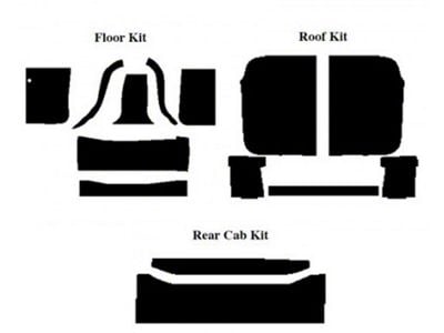 AcoustiSHIELD - Complete Cab Insulation Kit - Pickup