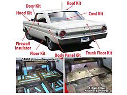 Acoustishield Kit, Sedan, Falcon, 1964-1965