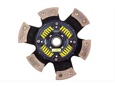 ACT 6 Pad Sprung Race Ceramic Disc; 26-Spline (71-81 V8 Camaro)