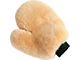 Aegis Cover Sheepskin Wash Mitt; Tan